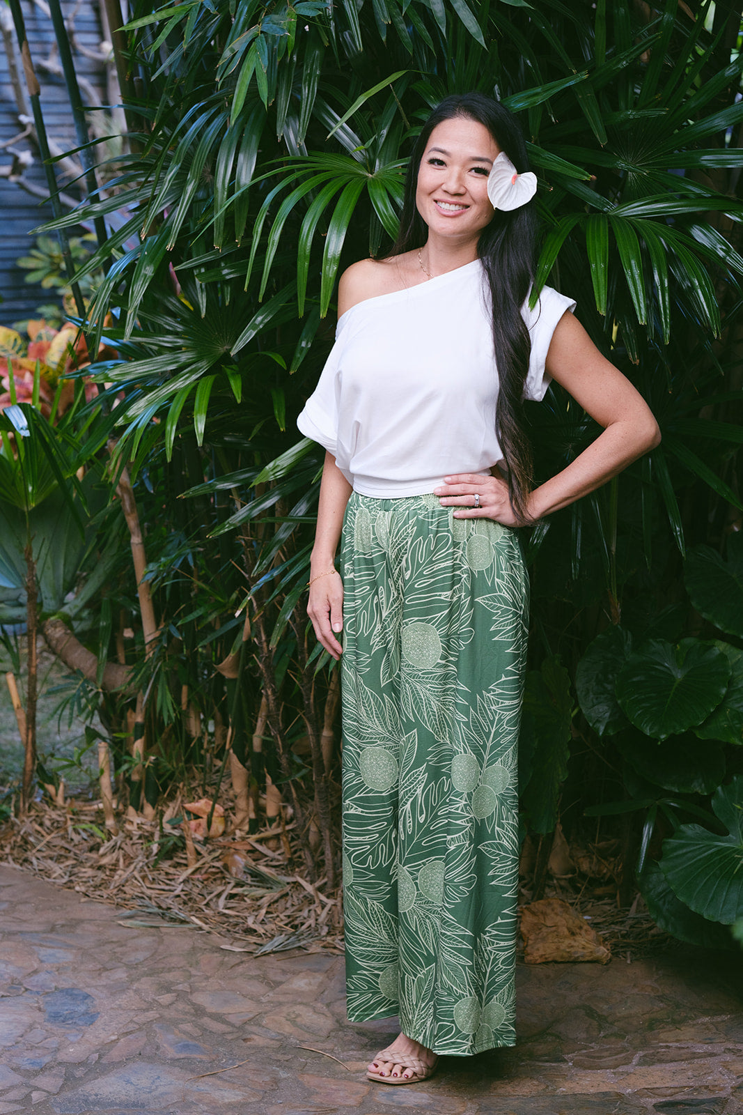 Green Ulu Palazzo Pants