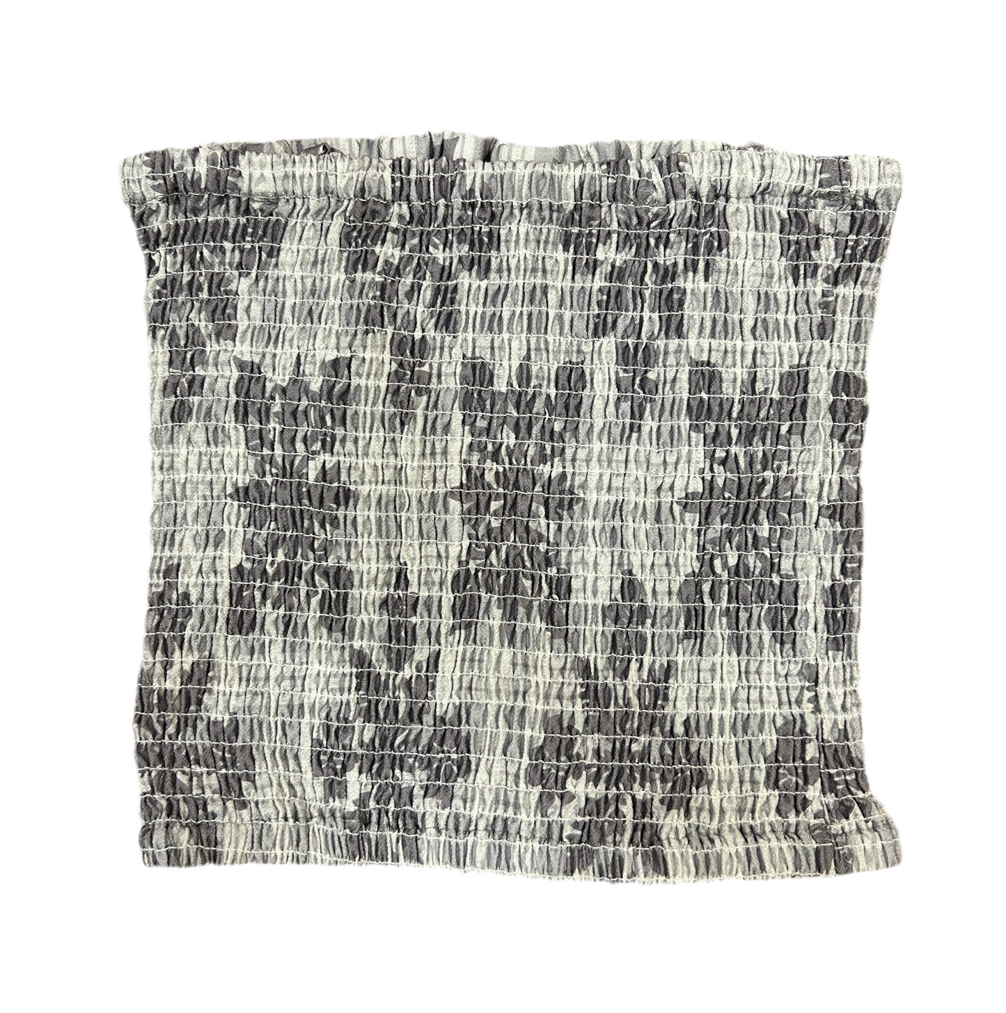 Gray Palaka Quilt Tube Top