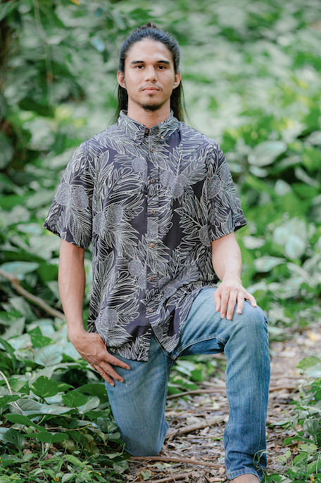 Charcoal Ulu Aloha Shirt