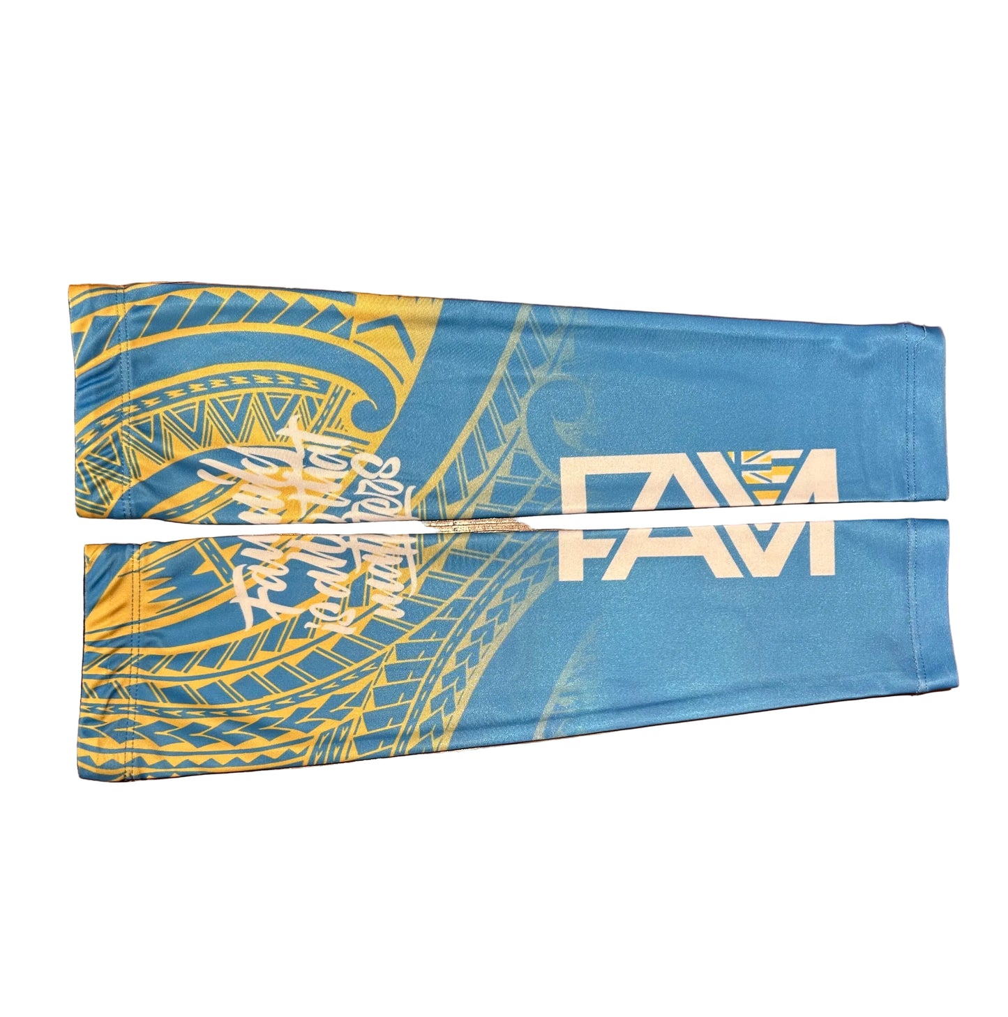 Blue/Gold Tribal Arm Sleeve Set