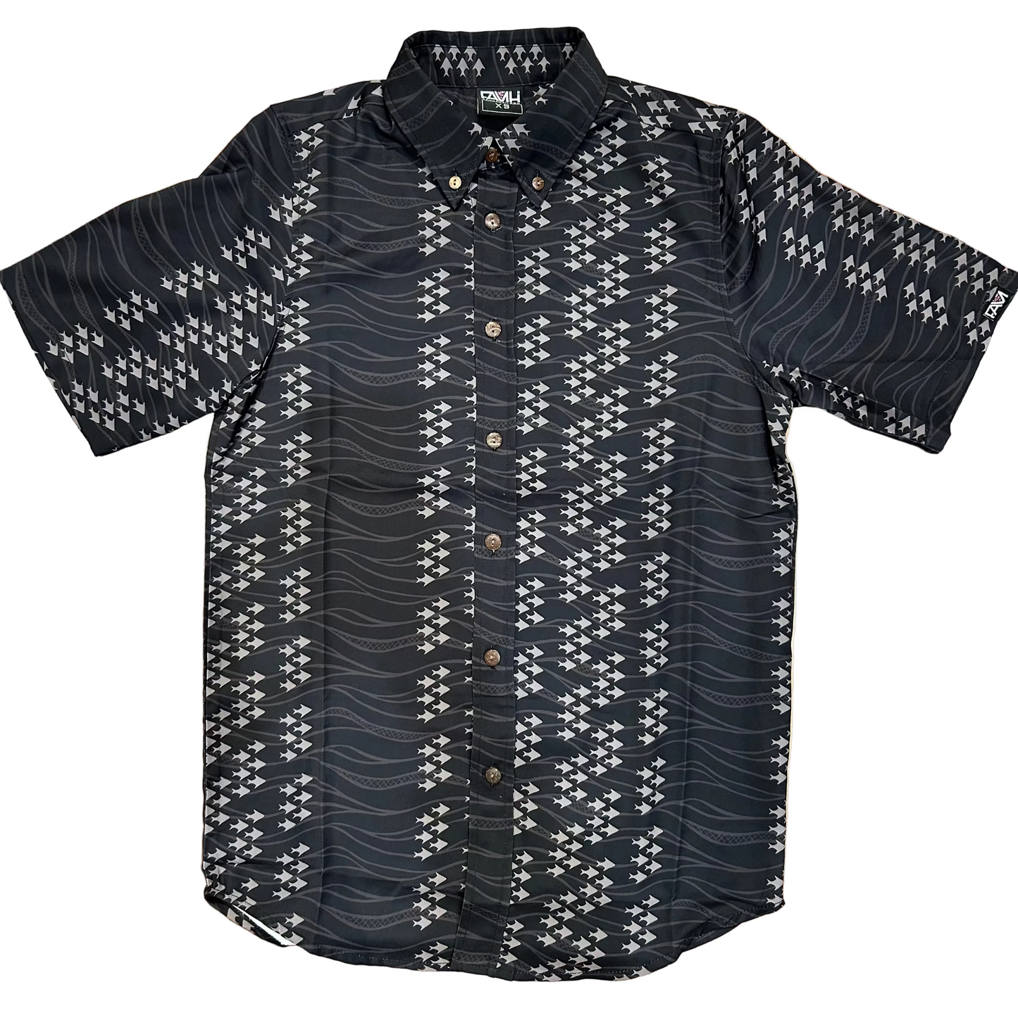 Black Ia Ku Aloha Shirt