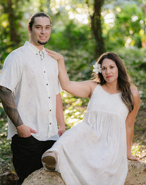 White Hibiscus Maxi Dress