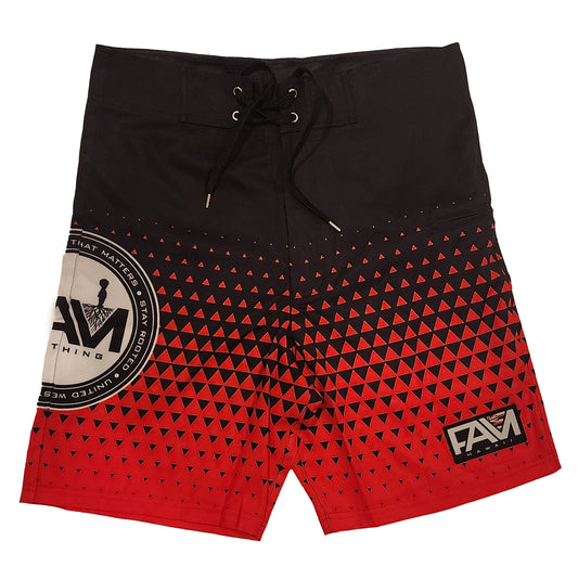 Red Alii Adult Surf Shorts