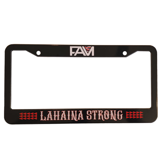 FAM License Plate Frame pair