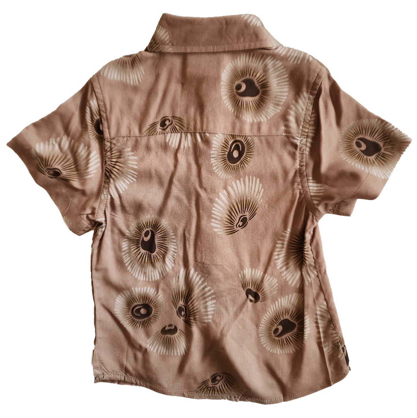 Brown Opihi Keiki Aloha Shirt