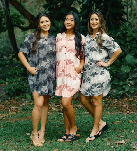 Gray U'ulei Pohinahina Aloha Dress Shirt