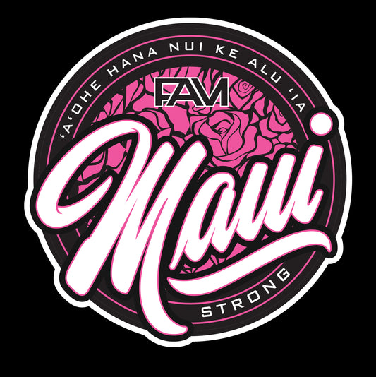 MAUI STRONG Stickers