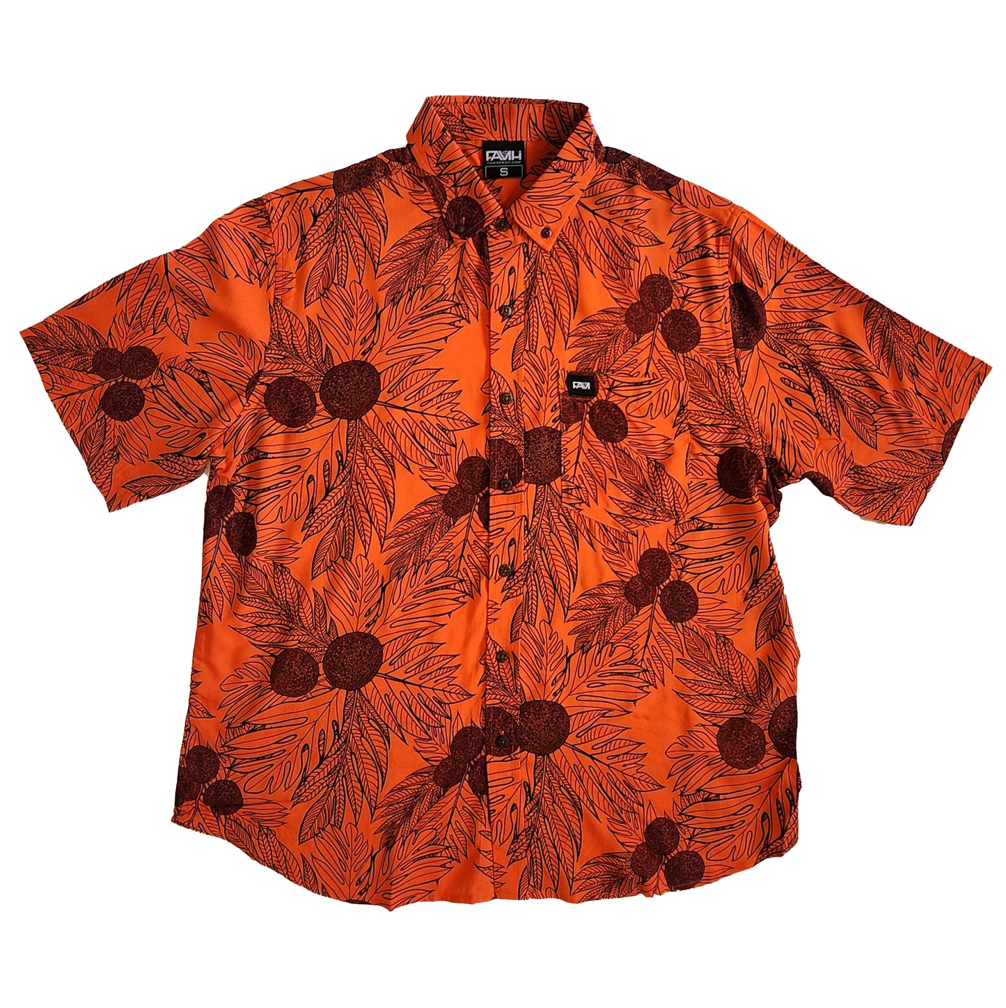 Red Ulu Youth Aloha Shirt