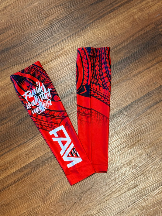Red Tribal Arm Sleeve