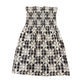 Youth Black Palaka Quilt Mini Dress
