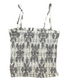Gray Palaka Quilt  Tube Top
