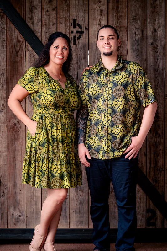 Green Hala Short Dress