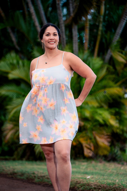 Baby Blue Melia Babydoll Dress