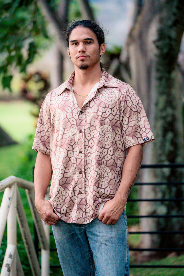 Brown Hala Aloha Shirt