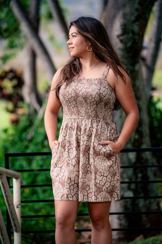 Brown Hala Short Romper