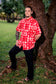 Red Palaka Quilt Aloha Shirt