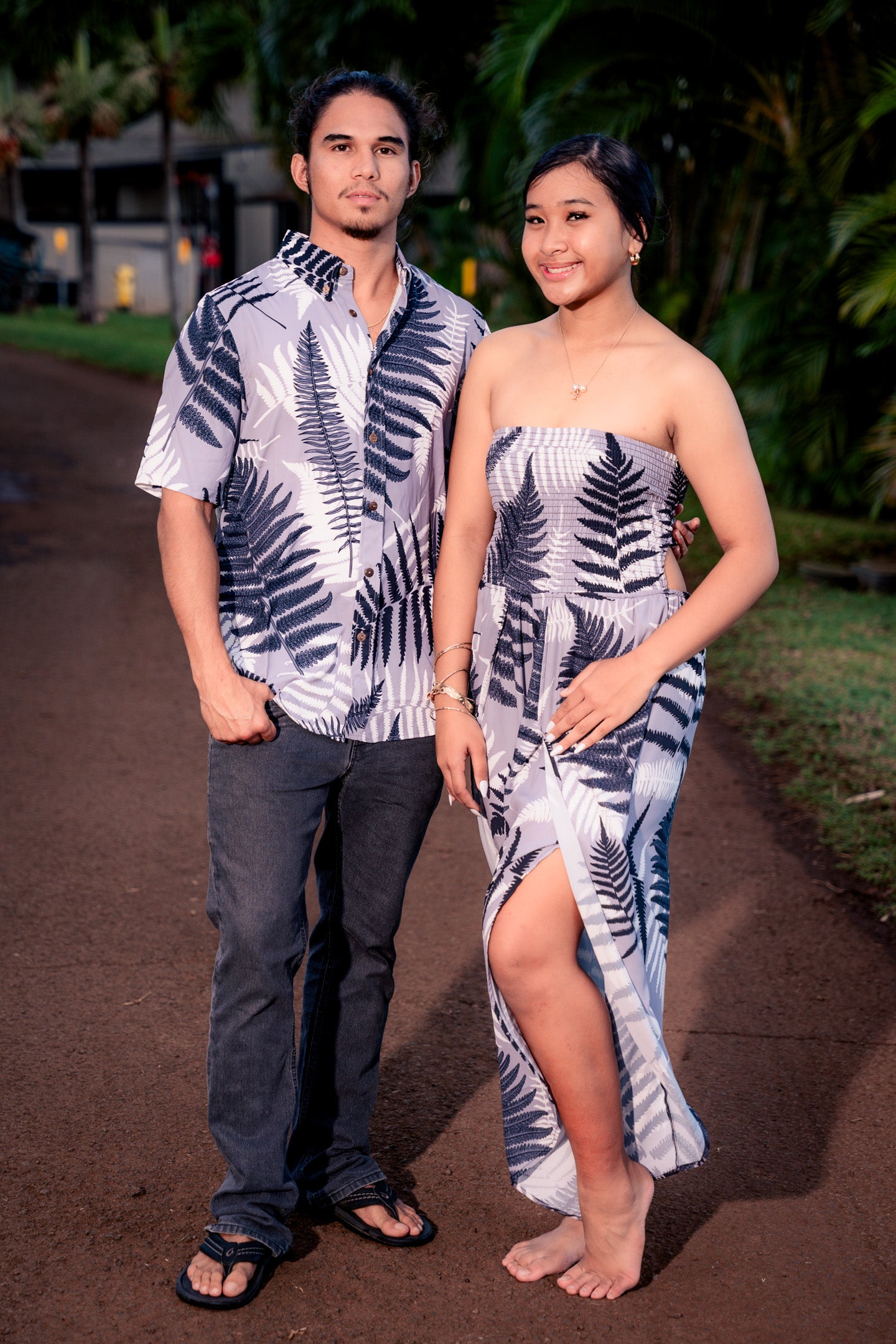 Gray Palapalai Jumpsuit