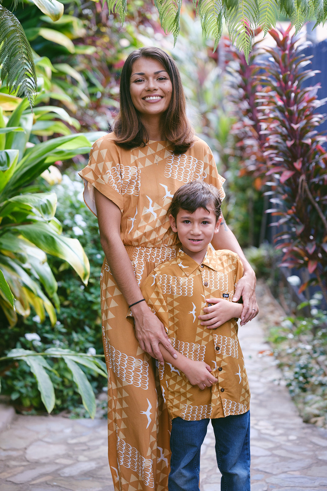 Rusty Iwa Keiki Aloha Shirt