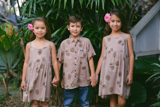 Brown Opihi Keiki Aloha Shirt