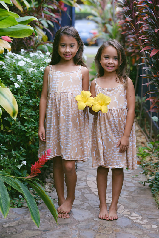 Beige Iwa Keiki Dress