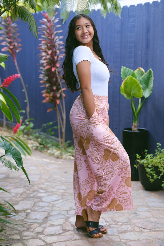 Pink Gold Ulu Palazzo Pants