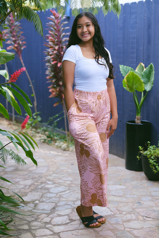 Pink Gold Ulu Palazzo Pants