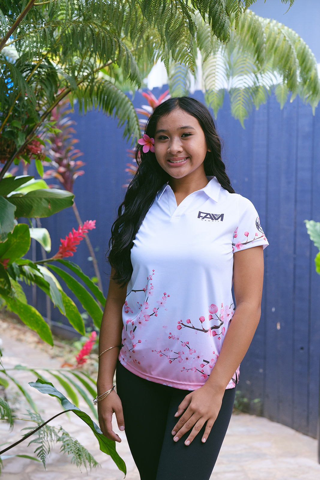 Cherry Blossom Women Polo