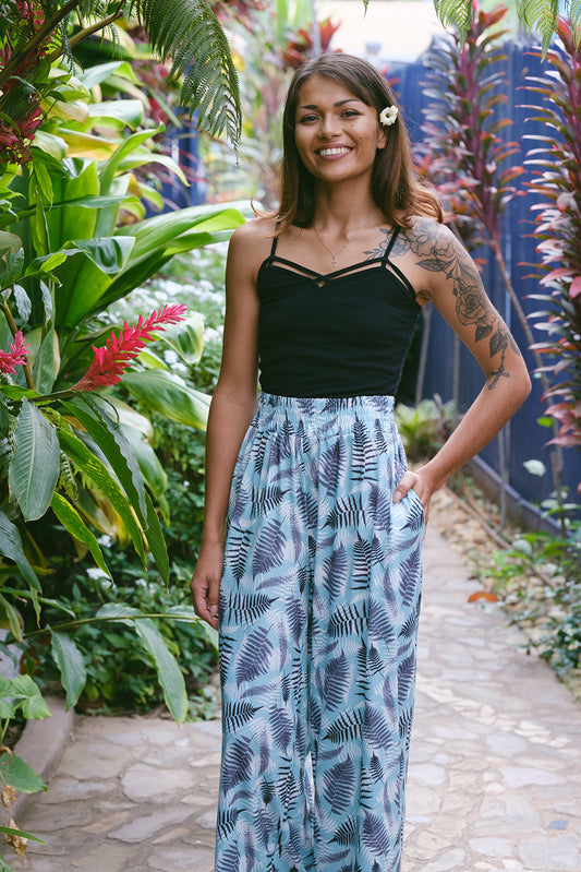 Tiffany Fern Palazzo Pants