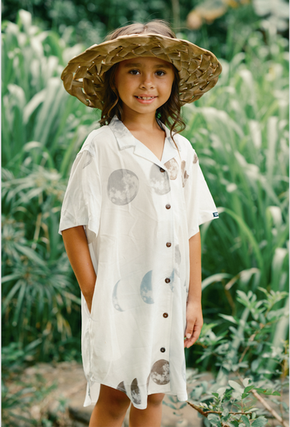 White Mahina Youth Dress Shirts