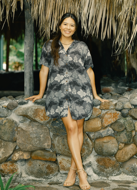 U'ulei Pohinahina Series Aloha Dress Shirt