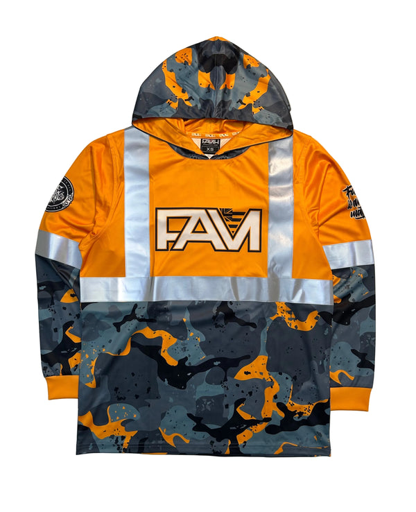 Orange Camo Hoodie RHV