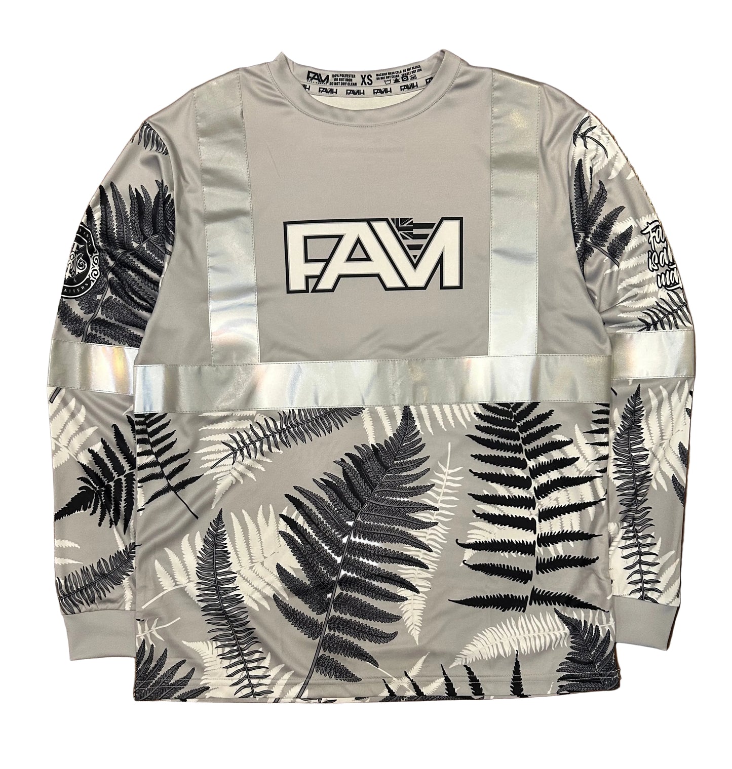 Gray Palapalai Long Sleeve Hi Viz