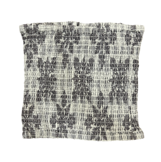 Gray Palaka Quilt  Tube Top