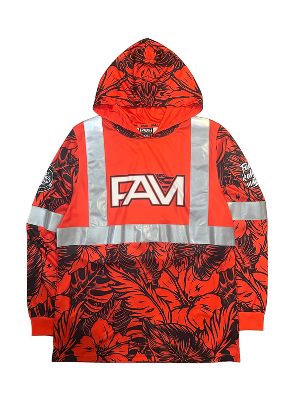 Red Tropics Hoodie RHV
