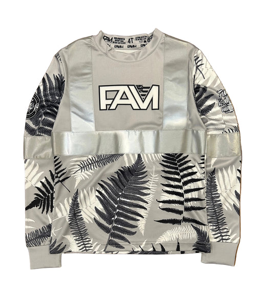 Youth Gray Palapalai  Long Sleeve Hi Viz