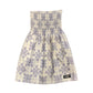 Youth Lavender Palaka Quilt Mini Dress
