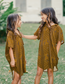 Brown Iwa Youth Dress Shirt