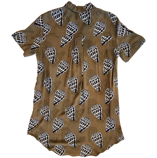Olive Hebrew Dress Shirt