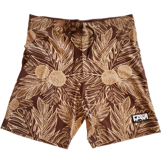 Brown Ulu Adult Surf Shorts