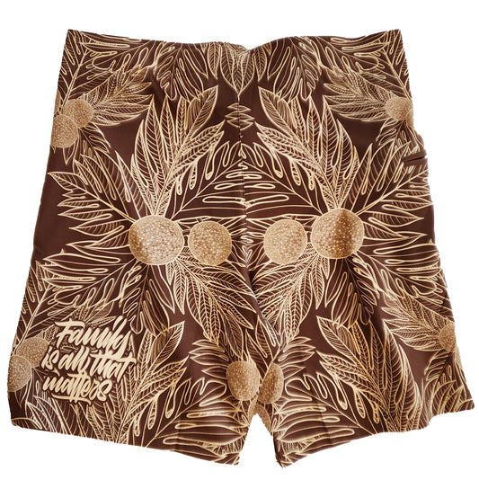 Brown Ulu Adult Surf Shorts