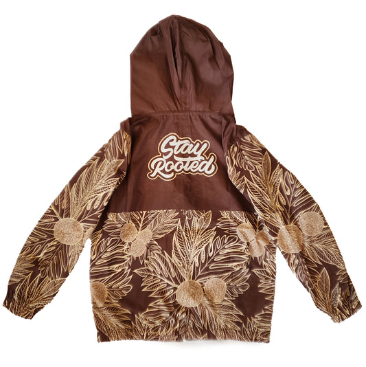 Brown Stay Rooted Ulu Wind Breaker