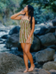 Pikake Brown Romper