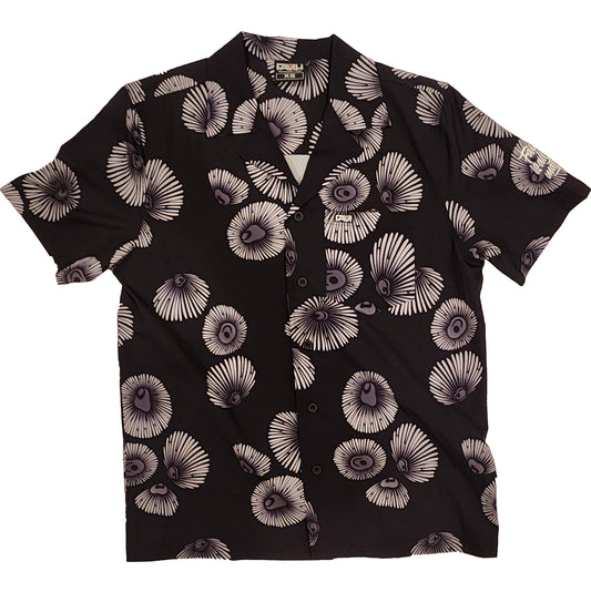 Black Opihi Aloha Shirt