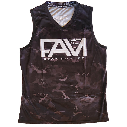 Black Camo Youth Jersey Tank