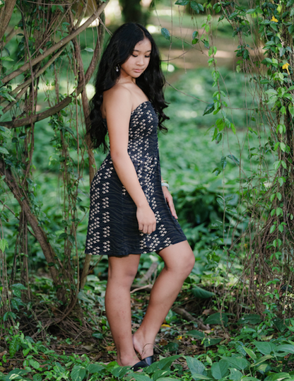 Black Ia Ku Mini Dress