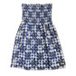 Youth Blue Palaka Quilt Mini Dress
