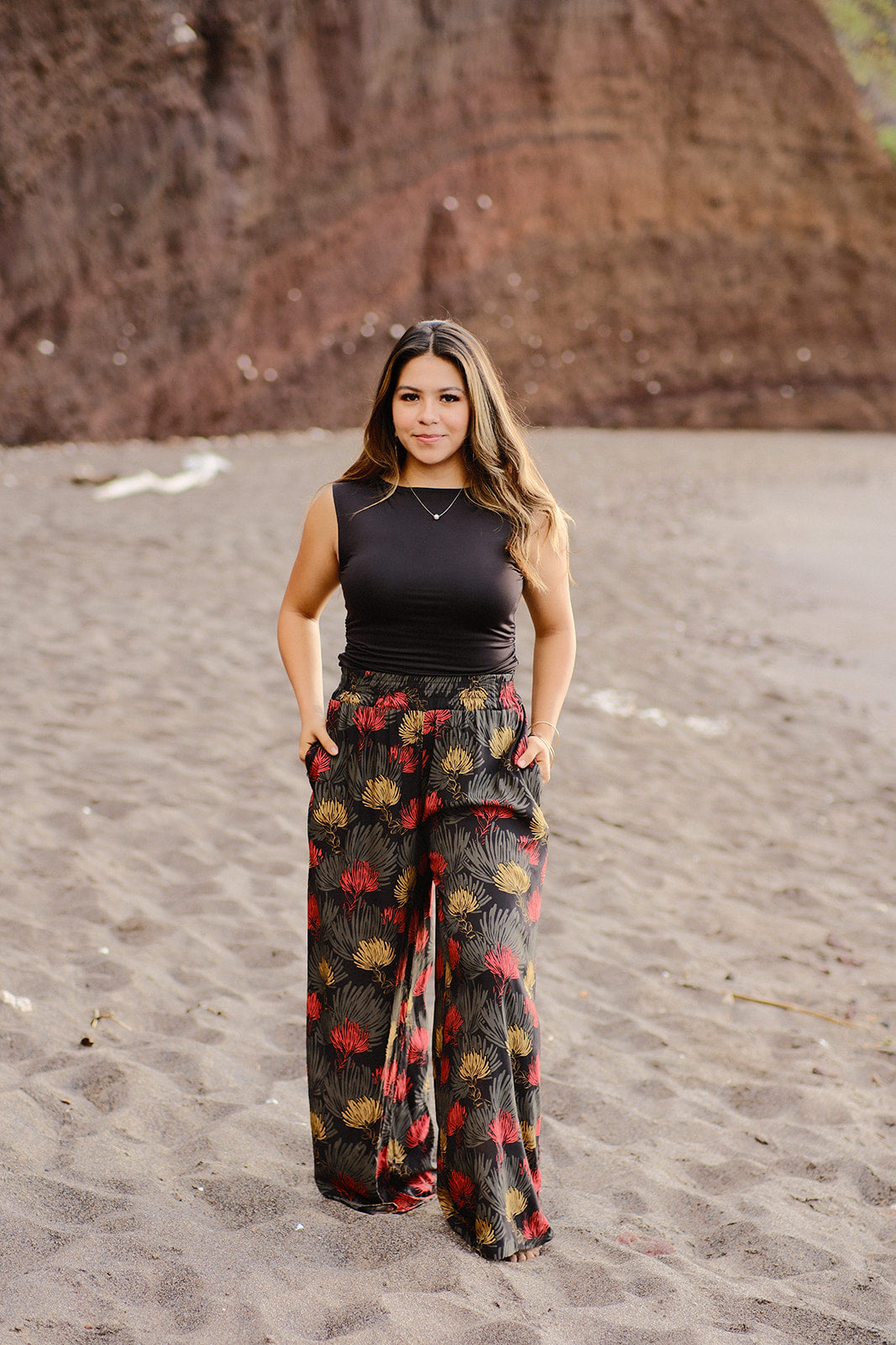 Black Ohia Palazzo Pants