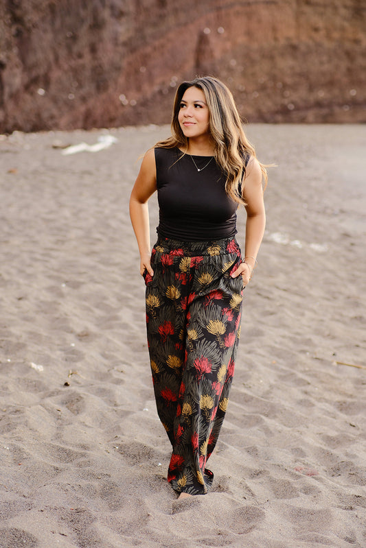 Black Ohia Palazzo Pants