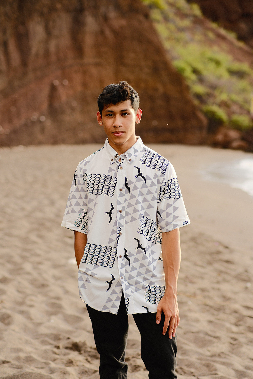 White Iwa Aloha Shirt