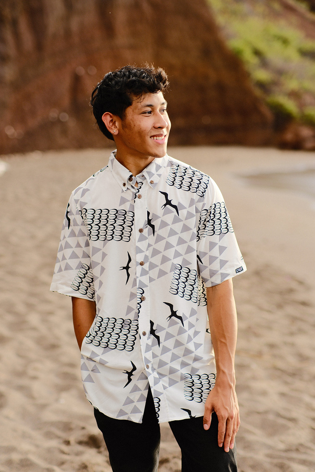 White Iwa Aloha Shirt